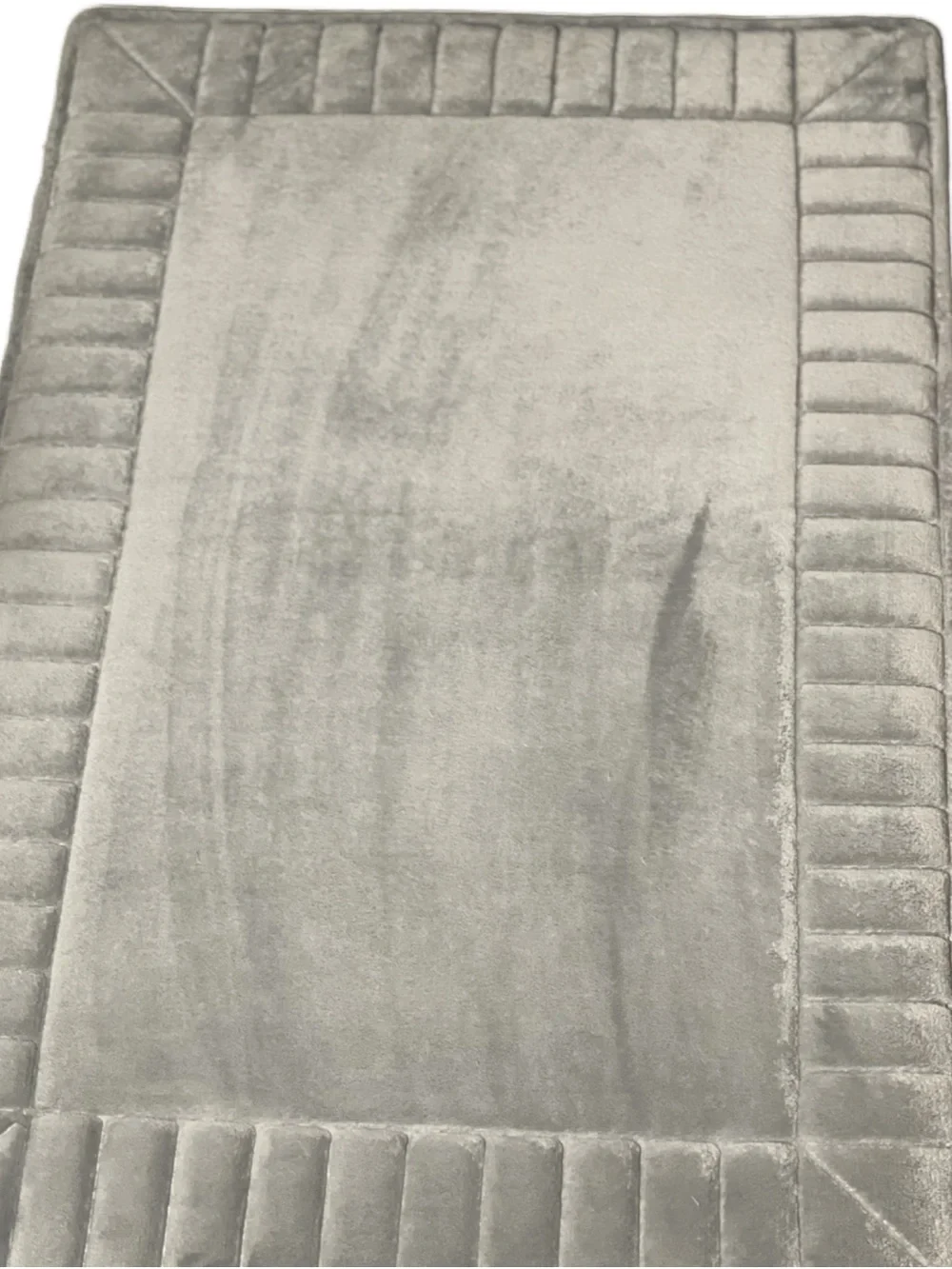 Large Gray Memory Foam Bathmat - Super Soft - (2 ft. X 3 ft.)